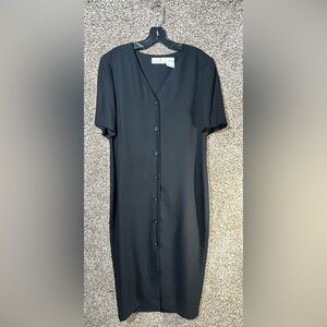 Liz Claiborne Classic Black Midi Dress